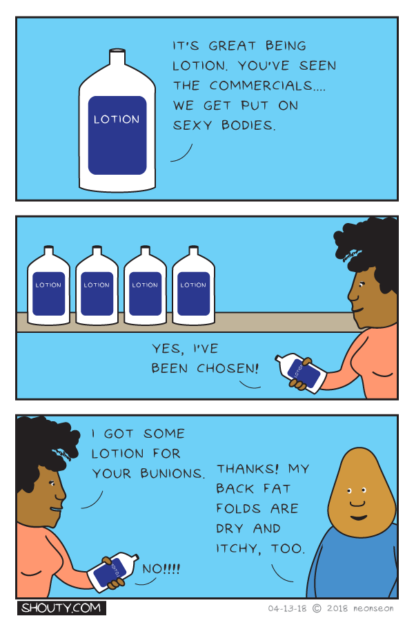 Lotion has dreams too